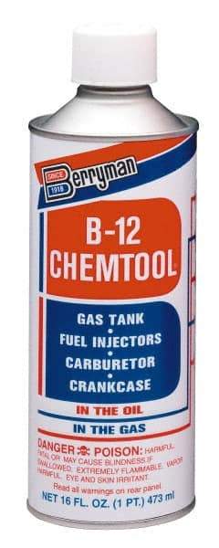 Berryman Products - Aromatic Hydrocarbons Carburetor & Parts Cleaner - 16 oz Pour Can - USA Tool & Supply