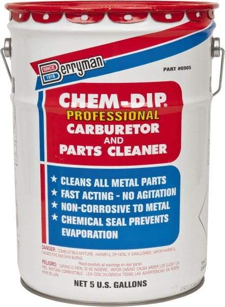 Berryman Products - Chlorinated Carburetor & Parts Cleaner - 5 Gal Pail - USA Tool & Supply