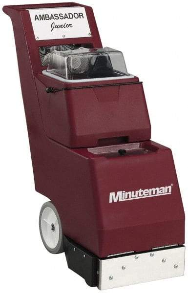 Minuteman - 14" Cleaning Width, 85" Water Lift, Walk Behind Carpet Extractor - 95 CFM Air Flow, 1 hp, 6 Gal Tank Capacity, 6 Gal Tank Recovery Capacity, 50 Pump psi - USA Tool & Supply