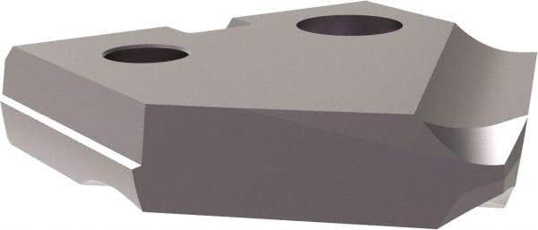 Allied Machine and Engineering - 7/8" Diam x 5/32" Thick, Seat Code 1, 90° Included Angle Spade Drill Insert - TiAlN Coated, Cobalt, Grade Super Cobalt, Series T-A - USA Tool & Supply