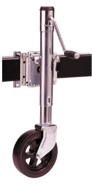 Fulton - Swivel Jack - 1,500 Lb Load Capacity, 8" Wheels - USA Tool & Supply