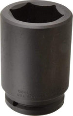 Proto - 1-1/2" Drive 2-3/4" Deep Impact Socket - 6 Points, 6-1/8" OAL - USA Tool & Supply