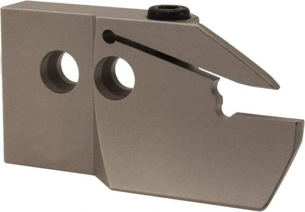 Iscar - 4mm Groove Width, 25mm Max Depth of Cut, Right Hand Cut, HFAE Indexable Grooving Blade - DGN/DGNC/DGNM-C, DGN/DGNM-J/JS/JT, DGN-UT/UA, GRIP, HFPR/L, HGPL Insert Style, Series Heliface - USA Tool & Supply