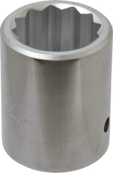 Proto - 1-1/4", 1" Drive, Standard Hand Socket - 12 Points, 2-1/2" OAL - USA Tool & Supply