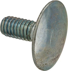 Value Collection - 5/16-18, 3/4" Length Under Head, Step Bolt - 1-1/16" Head Diam, 1006-1050 Steel, Zinc-Plated Finish - USA Tool & Supply