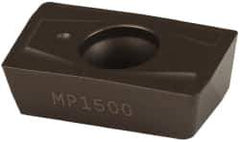 Seco - APFT1604 D15 Grade MP1500 Carbide Milling Insert - TiCN/Al2O3 Finish, 0.187" Thick, 0.031" Corner Radius - USA Tool & Supply