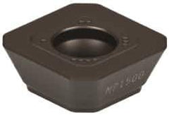 Seco - SEMX1204 MD19 Grade MP1500 Carbide Milling Insert - TiCN/Al2O3 Finish, 0.187" Thick, 1/2" Inscribed Circle - USA Tool & Supply