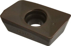 Seco - XOMX180608 MD15 Grade MP1500 Carbide Milling Insert - TiCN/Al2O3 Finish, 1/4" Thick, 0.031" Corner Radius - USA Tool & Supply