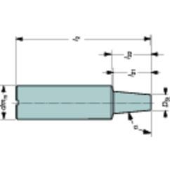 AE12-A16-CS-075 Milling Cutters With Exchangeable Solid Cutting Head - USA Tool & Supply