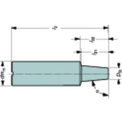 AE12-A16-CS-075 Milling Cutters With Exchangeable Solid Cutting Head - USA Tool & Supply