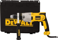 DeWALT - 120 Volt 1/2" Keyed Chuck Electric Hammer Drill - 0 to 56,000 BPM, 0 to 1,200 & 0 to 3,500 RPM, Reversible - USA Tool & Supply