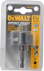 DeWALT - 1-3/8" Diam, 5/8" Cutting Depth, Hole Saw - Bi-Metal Saw, Toothed Edge - USA Tool & Supply