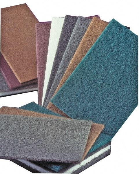 Ability One - 11" Long x 9" Wide x 1/4" Thick Sponge - Light-Duty, Maroon - USA Tool & Supply