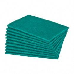 Norton - Very Fine Grade, Aluminum Oxide Hand Pad - Green, 6" Wide x 9" Long, Nonwoven - USA Tool & Supply