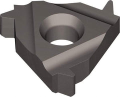 Vargus - 4IR Internal Right Hand 6 American Buttress Laydown Threading Insert - Grade VTX, TiAlN Coated Carbide, 12.7mm Inscribed Circle - USA Tool & Supply
