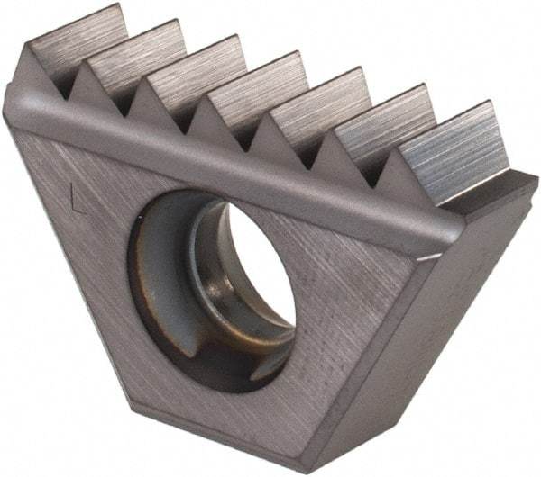 Vargus - 8 TPI, Internal/External Thread, NPT Standard, 5EI VBX Grade Thread Mill Insert - Carbide, TiCN Coating - USA Tool & Supply