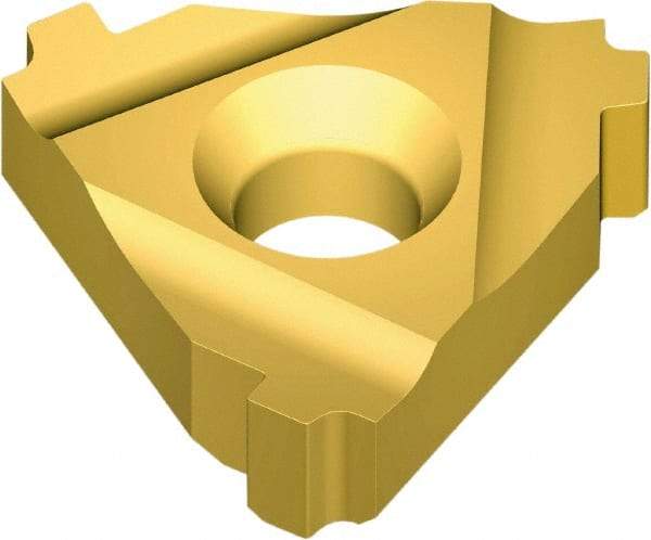 Vargus - 3ER External Right Hand 20 American Buttress Laydown Threading Insert - Grade VKX, TiN Coated Carbide, 9.53mm Inscribed Circle - USA Tool & Supply
