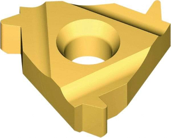 Vargus - 5IR Internal Right Hand SAGE Laydown Threading Insert - Grade VKX, TiN Coated Carbide, 15.88mm Inscribed Circle - USA Tool & Supply