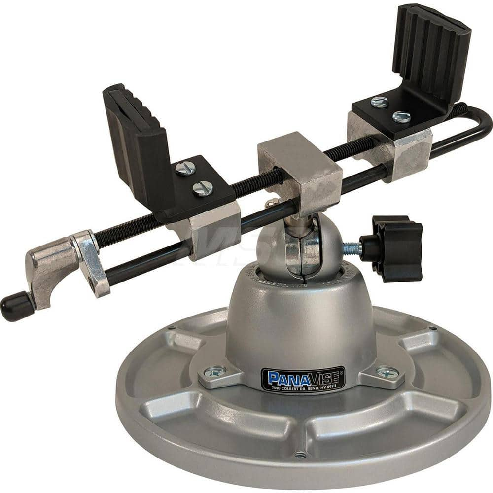 Modular Mobile Universal Vise: 6'' Jaw Height, 12'' Max Jaw Capacity For Panavise, 7.875'' OAH