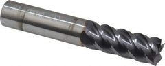Niagara Cutter - 1/2", 5 Flute, Single End, Solid Carbide, 0.015" Corner Radius End Mill - 3" OAL, 45° Helix, Right Hand Flute, 1-1/4" LOC, Right Hand Cut - USA Tool & Supply