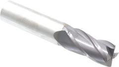 Niagara Cutter - 3/4", 4 Flute, Solid Carbide, 0.03" Corner Radius End Mill - 4" OAL, 30° Helix, 1-1/2" LOC, Right Hand Cut - USA Tool & Supply