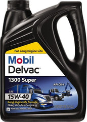 Mobil - 1 Gallon Diesel Engine Oil - USA Tool & Supply