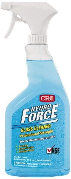 CRC - 30 oz Bottle Glass Cleaner - 30 Oz. Ammonium Bifluoride Glass Cleaner - USA Tool & Supply