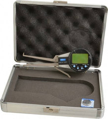 Fowler - 0.79 to 1.6 Inch, Inside Electronic Caliper Gage - 0.0005 Inch Resolution, 0.0008 Inch Accuracy, 357 Battery - USA Tool & Supply