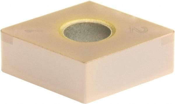 Sumitomo - 2NC-CNGA432 Grade BNC160 PCBN Turning Insert - TiN Finish, 80° Diamond, 1/2" Inscr Circle, 3/16" Thick, 1/32" Corner Radius - USA Tool & Supply