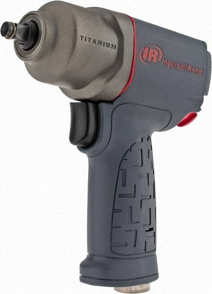 Ingersoll-Rand - 3/8" Drive, 15,000 RPM, 300 Ft/Lb Torque Impact Wrench - Pistol Grip Handle, 1,500 IPM, 17 CFM, 1/4" NPT Inlet - USA Tool & Supply