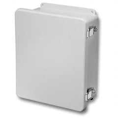 Wiegmann - NEMA 4X Fiberglass Standard Enclosure with Continuous Hinge Cover - USA Tool & Supply