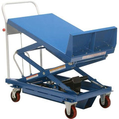 Vestil - 600 Lb Capacity Hydraulic Scissor Tilt Truck - 14" to 35" Lift Height, 36" Platform Length x 24" Platform Width - USA Tool & Supply