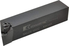 Kennametal - NP.., -5° Lead Angle NKLC External Right Hand Indexable Profiling Toolholder - 25.4mm Shank Height x 25.4mm Shank Width, 5" Long, Steel - USA Tool & Supply
