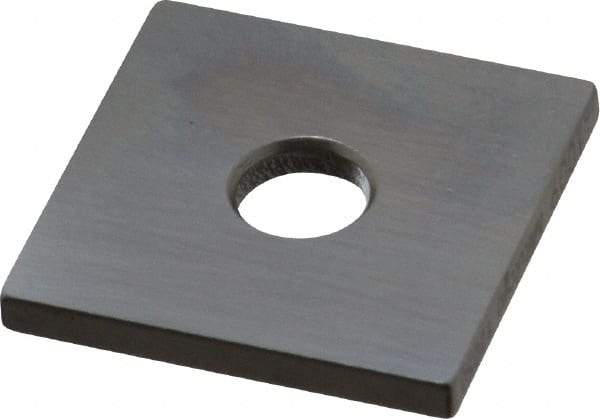 Mitutoyo - 0.1009" Square Steel Gage Block - Accuracy Grade 0, Includes Certificate of Inspection - USA Tool & Supply