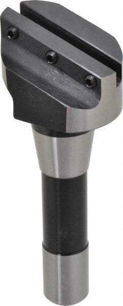 Interstate - 2-1/2" Head, 1 Bit Per Cutter, 5/16" Tool Bit, Fly Cutter - R8 Shank - USA Tool & Supply