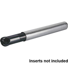 Kennametal - 3/8" Cut Diam, 1/2" Shank Diam, 3.543" OAL, Indexable Ball Nose End Mill - USA Tool & Supply