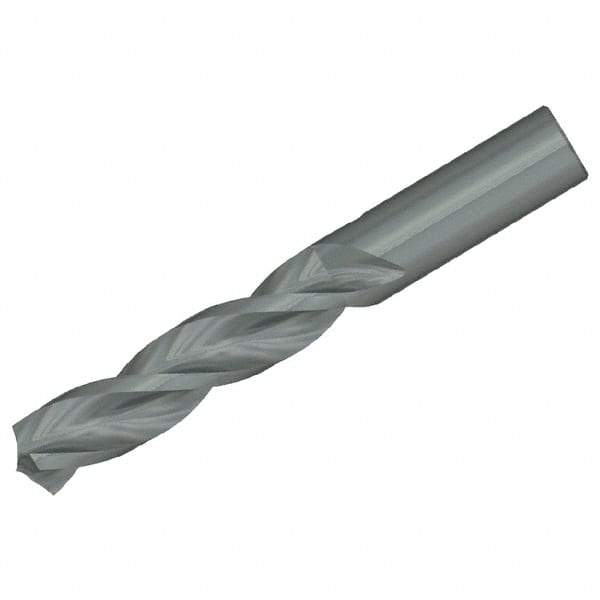 Kennametal - 6.97mm 130° Solid Carbide Jobber Drill - Bright Finish, Right Hand Cut, Spiral Flute, Straight Shank, 91mm OAL, Standard Point - USA Tool & Supply