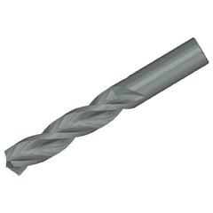 Kennametal - Letter E (1/4) 130° Solid Carbide Jobber Drill - USA Tool & Supply