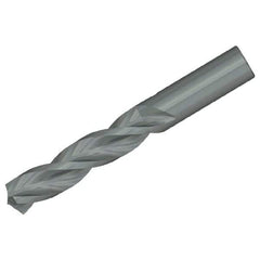 Kennametal - 6.97mm 130° Solid Carbide Jobber Drill - Bright Finish, Right Hand Cut, Spiral Flute, Straight Shank, 91mm OAL, Standard Point - USA Tool & Supply