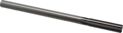 Made in USA - 39/64" High Speed Steel 8 Flute Chucking Reamer - Straight Flute, 0.5615" Straight Shank, 2-1/4" Flute Length, 9" OAL - USA Tool & Supply