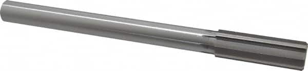 Made in USA - 57/64" High Speed Steel 8 Flute Chucking Reamer - USA Tool & Supply