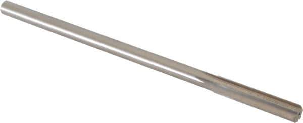 Made in USA - 0.3475" High Speed Steel 6 Flute Chucking Reamer - Straight Flute, 0.2792" Straight Shank, 1-1/2" Flute Length, 6" OAL - USA Tool & Supply