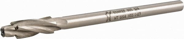 Made in USA - 1/4" Socket Head Cap Screw Compatible, High Speed Steel, Solid Pilot Counterbore - USA Tool & Supply