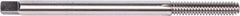 Union Butterfield - #4-40 UNC 2B H3 Thread Limit Bottoming Thread Forming Tap - High Speed Steel, Bright Finish, 4" OAL, 9/16" Thread Length, Right Hand Thread, Series 3306E - USA Tool & Supply
