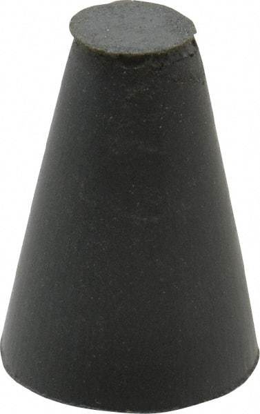 Cratex - 5/8" Max Diam x 1" Long, Taper, Rubberized Point - Very Fine Grade, Silicon Carbide, 1/4" Arbor Hole, Unmounted - USA Tool & Supply