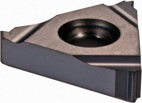 Iscar - 16ER External Right Hand 24 UNJ Laydown Threading Insert - Grade IC908, TiN/TiAlN Coated Carbide, 9.53mm Inscribed Circle - USA Tool & Supply