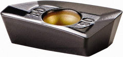 Kennametal - EP1008 Grade KC522M Carbide Milling Insert - AlTiN Finish, 0.1476" Thick, 1/32" Corner Radius - USA Tool & Supply