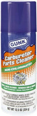 Gunk - Nonchlorinated Carburetor & Parts Cleaner - 15 oz Aerosol Can - USA Tool & Supply