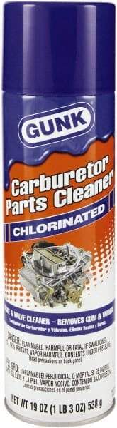 Gunk - Chlorinated Carburetor & Parts Cleaner - 22 oz Aerosol Can - USA Tool & Supply