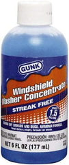 Gunk - Water-Based Solution Windshield Washer Fluid - 6 oz Bottle - USA Tool & Supply